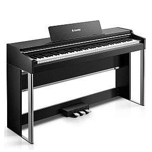 Donner DDP 200 Pro Graded Hammer Action Digital Piano, Black